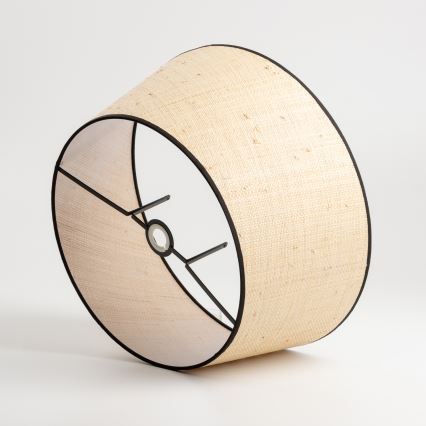 Brilagi - LED-Stehlampe CERIA 1xE27/40W/230V Ø 50 cm beige/schwarz