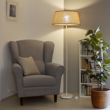 Brilagi - LED-Stehlampe CERIA 1xE27/40W/230V Ø 50 cm beige/weiß