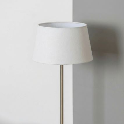 Brilagi - LED-Stehleuchte CERIA 1x E27/40W/230V, Ø 30 cm, weiß/mattchrom