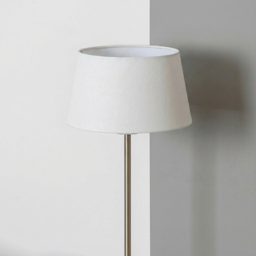 Brilagi - LED-Stehleuchte CERIA 1x E27/40W/230V, Ø 30 cm, weiß/mattchrom