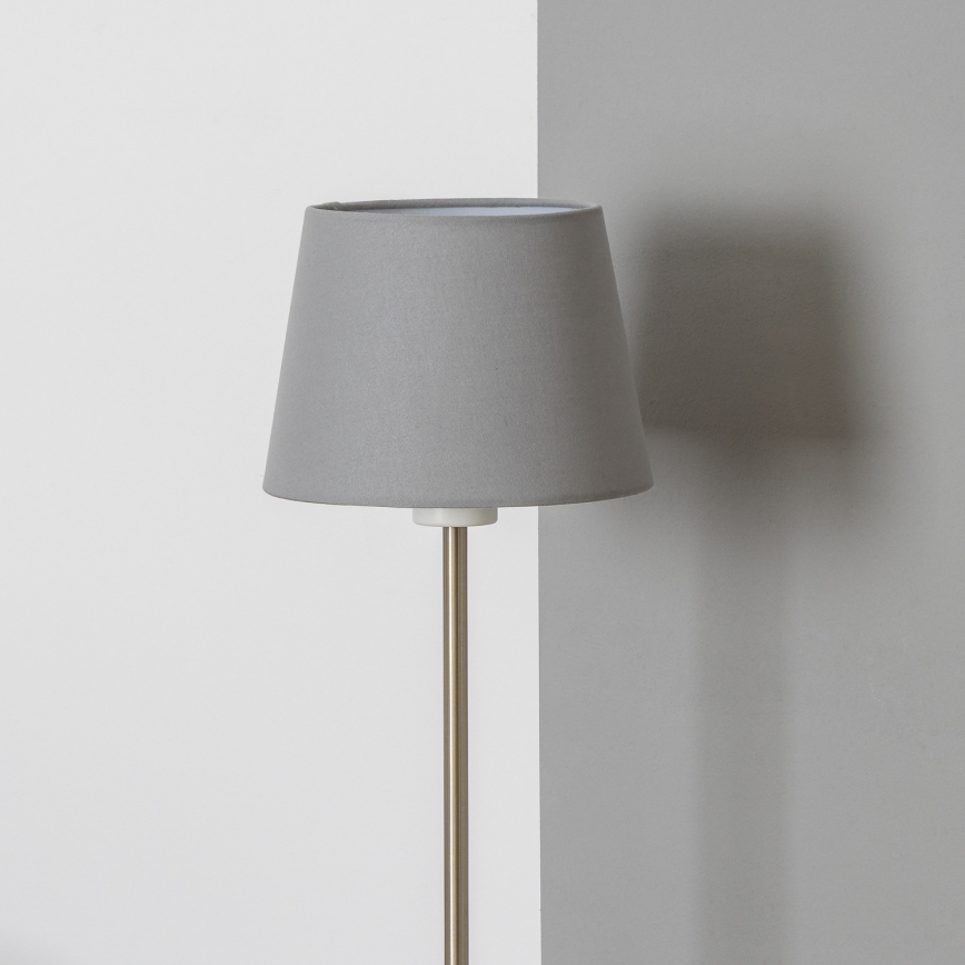 Brilagi - LED-Stehleuchte CERIA 1xE27/40W/230V Ø 20,5 cm grau/mattchrom