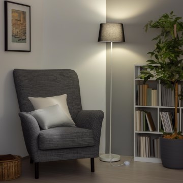 Brilagi - LED-Stehleuchte CERIA 1xE27/40W/230V Ø 30 cm schwarz/weiß