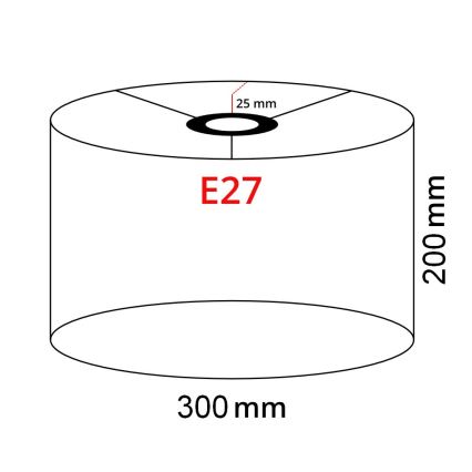 Brilagi - LED-Stehleuchte CERIA 1xE27/40W/230V Ø 30 cm weiß