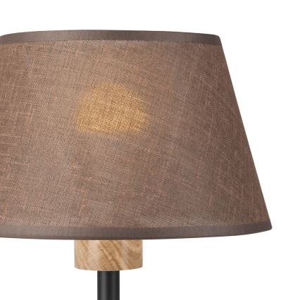 Brilagi - LED Tischleuchte ANTHONY 1xE27/60W/230V Eiche/braun