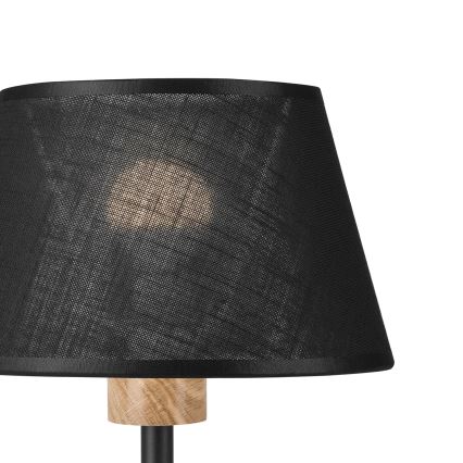 Brilagi - LED Tischleuchte ANTHONY 1xE27/60W/230V Eiche/schwarz