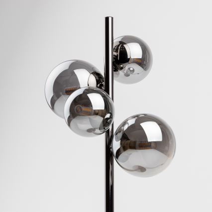 Brilagi - LED-Tischleuchte MILLA 4xG9/3W/230V glänzendes Chrom/rauchig