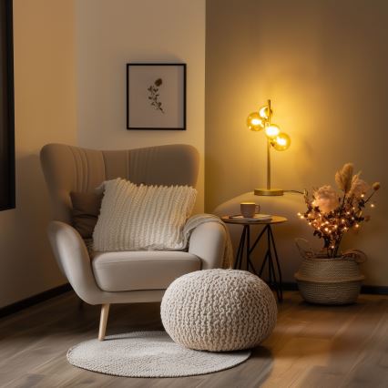 Brilagi - LED-Tischleuchte MILLA 4xG9/3W/230V golden