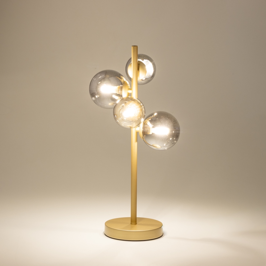 Brilagi - LED-Tischleuchte MILLA 4xG9/3W/230V golden/rauchig