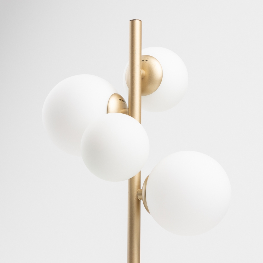 Brilagi - LED-Tischleuchte MILLA 4xG9/3W/230V golden/weiß