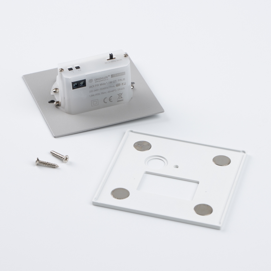 Brilagi - LED-Treppenleuchte mit Bewegungs- und Dämmerungssensor JACK LED/1,5W/230V 3000/4000/6500K weiß