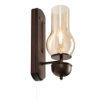 Brilagi - LED Wandleuchte COTTAGE 1xE14/40W/230V Buche/braun