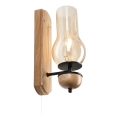 Brilagi - LED Wandleuchte COTTAGE 1xE14/40W/230V Eiche/braun