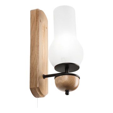 Brilagi - LED Wandleuchte COTTAGE 1xE14/40W/230V Eiche/weiß
