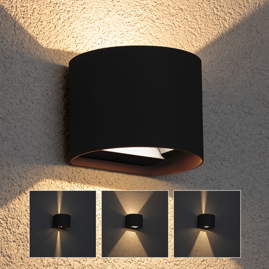 Brilagi - LED-Wandleuchte für Außenbereiche RONDO LED/6W/230V IP54