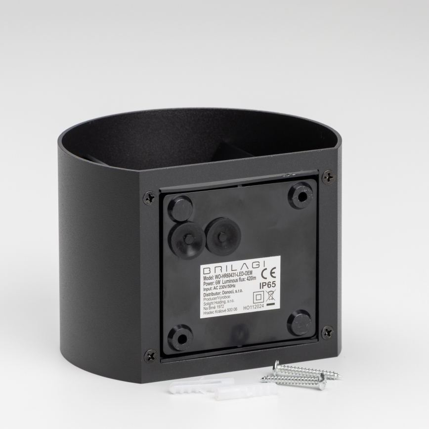 Brilagi - LED-Wandleuchte für Außenbereiche RONDO LED/6W/230V IP54