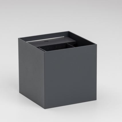 Brilagi - LED-Wandleuchte für den Außenbereich CUBE LED/6W/230V anthrazit IP54