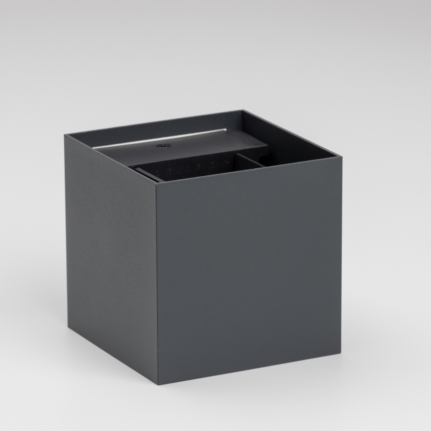 Brilagi - LED-Wandleuchte für den Außenbereich CUBE LED/6W/230V anthrazit IP54