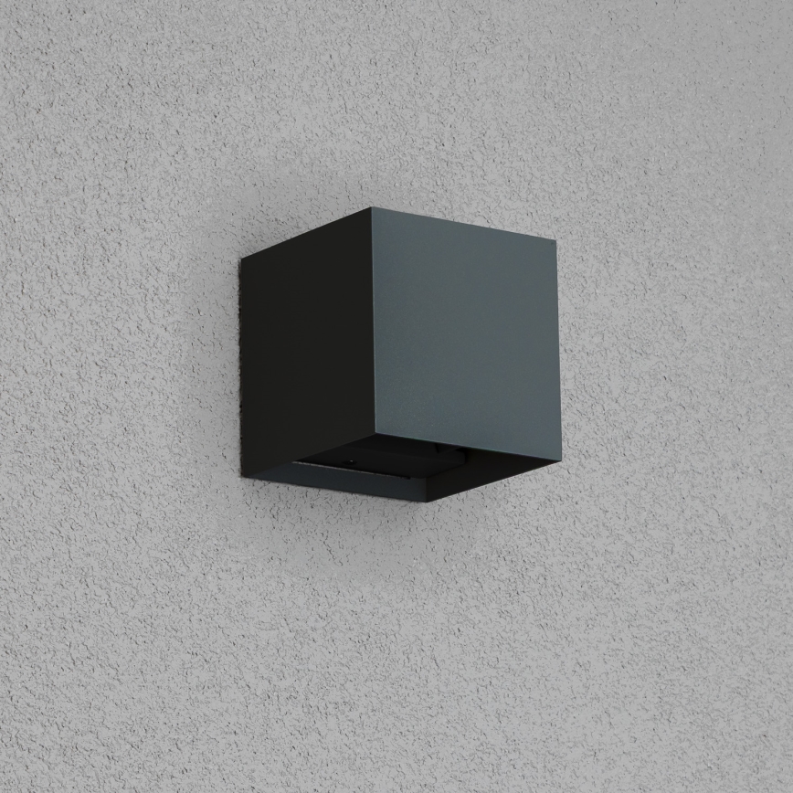 Brilagi - LED-Wandleuchte für den Außenbereich CUBE LED/6W/230V anthrazit IP54