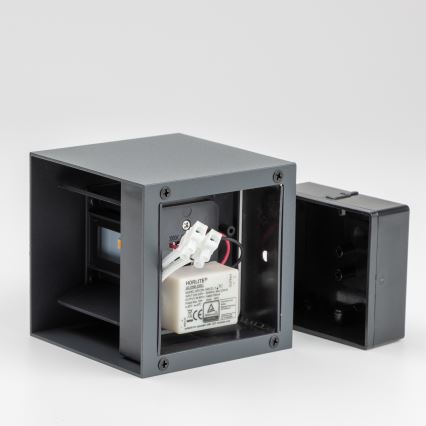 Brilagi - LED-Wandleuchte für den Außenbereich CUBE LED/6W/230V anthrazit IP54