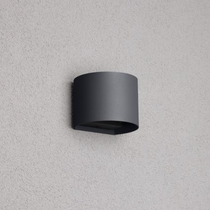 Brilagi - LED-Wandleuchte für den Außenbereich RONDO LED/6W/230V anthrazit IP54