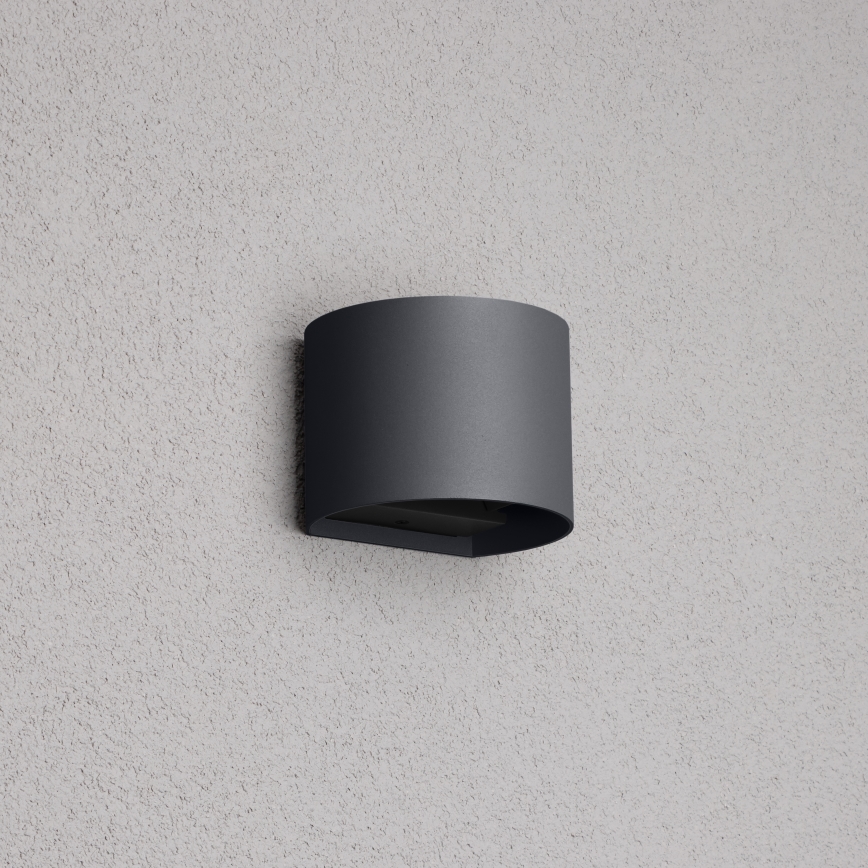 Brilagi - LED-Wandleuchte für den Außenbereich RONDO LED/6W/230V anthrazit IP54