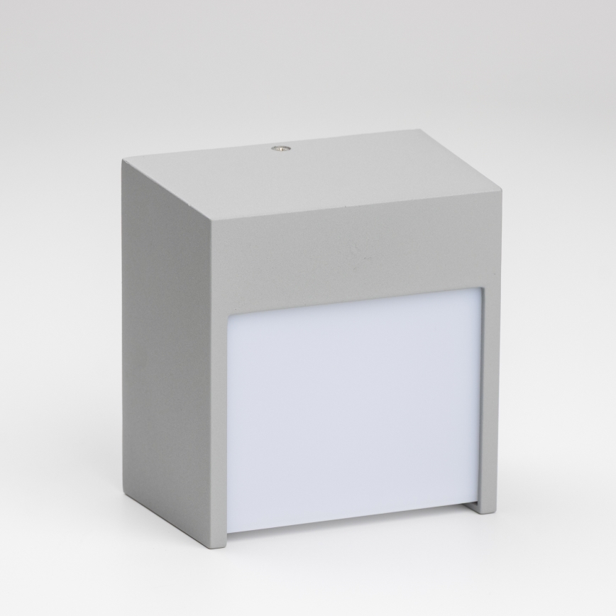 Brilagi - LED-Wandleuchte für den Außenbereich TERNI LED/12W/230V grau IP44