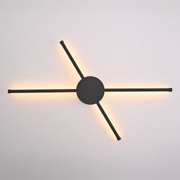 Brilagi - LED-Wandleuchte LUGO QUATTRO LED/16W/230V schwarz