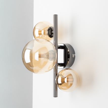 Brilagi - LED-Wandleuchte MILLA 3xG9/3W/230V glänzendes Chrom/golden