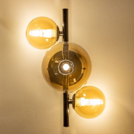 Brilagi - LED-Wandleuchte MILLA 3xG9/3W/230V glänzendes Chrom/golden