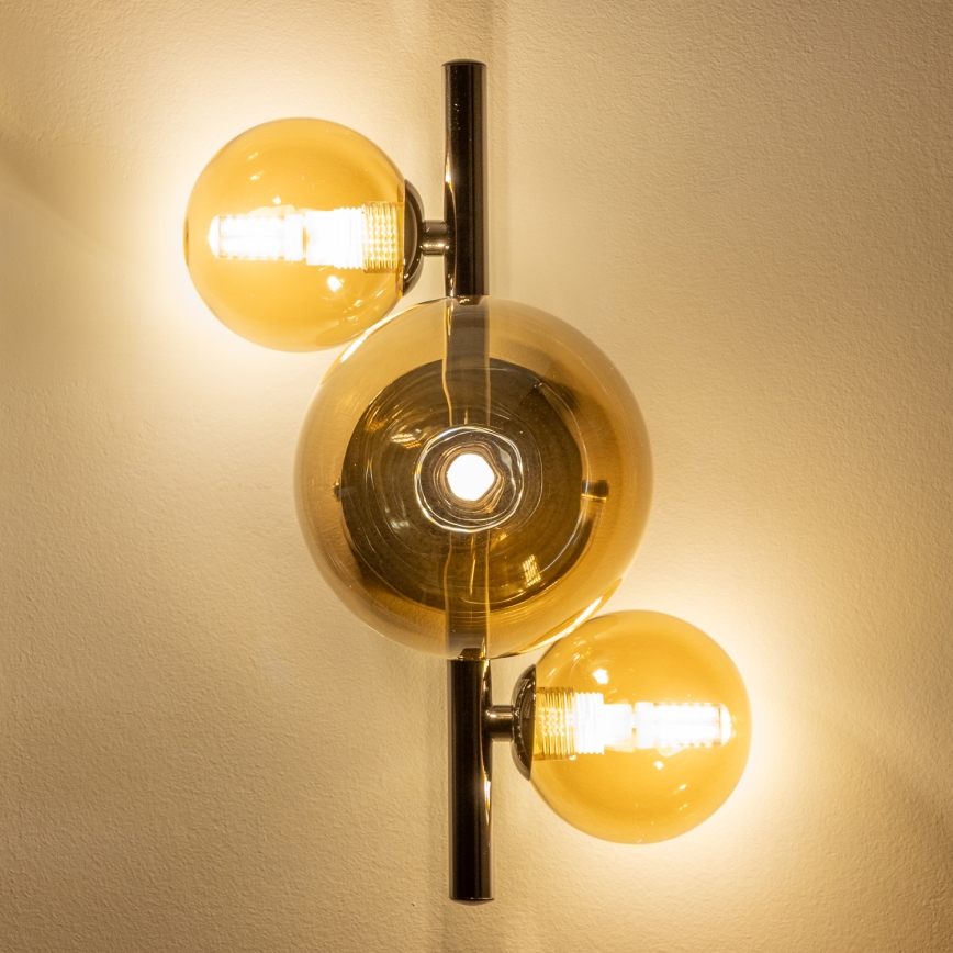 Brilagi - LED-Wandleuchte MILLA 3xG9/3W/230V glänzendes Chrom/golden