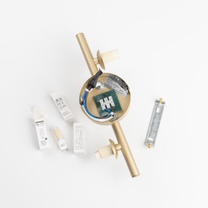 Brilagi - LED-Wandleuchte MILLA 3xG9/3W/230V golden/rauchig