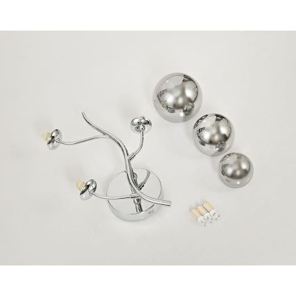 Brilagi - LED-Wandleuchte MISTEL 3xG9/3W/230V glänzendes Chrom/rauchig