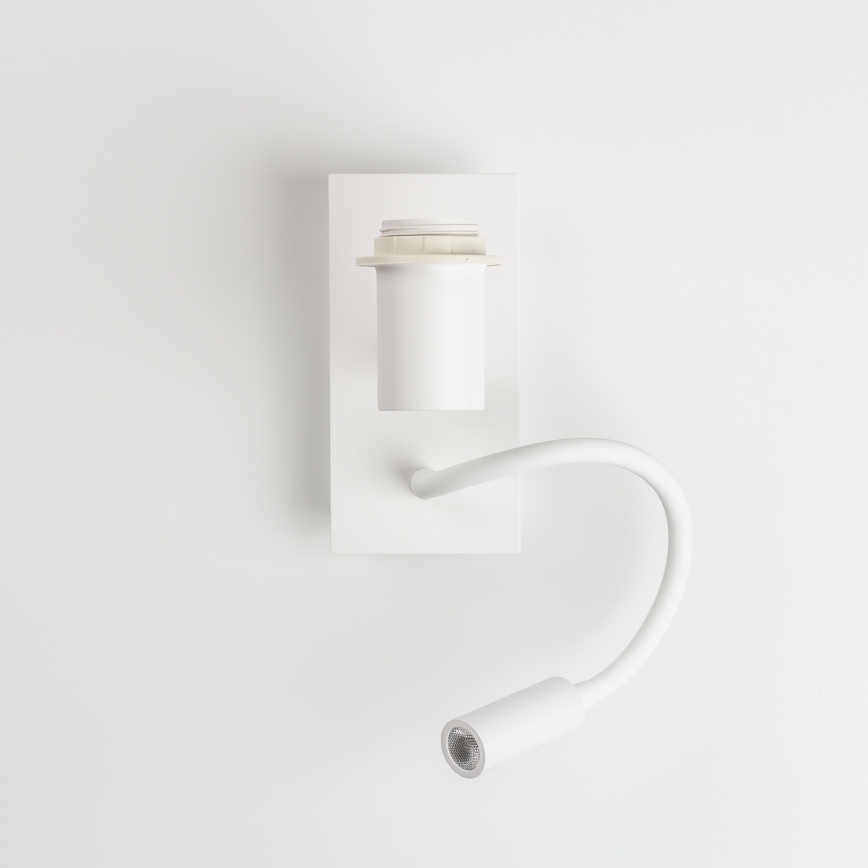 Brilagi - Flexible LED-Wandleuchte NUBILA 1xE27/25W/230V + LED/3W weiß/cremefarben