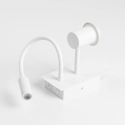 Brilagi - Flexible LED-Wandleuchte NUBILA 1xE27/25W/230V + LED/3W weiß/cremefarben