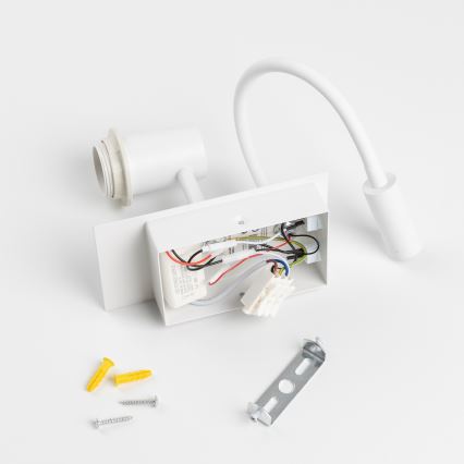 Brilagi - Flexible LED-Wandleuchte NUBILA 1xE27/25W/230V + LED/3W weiß/cremefarben