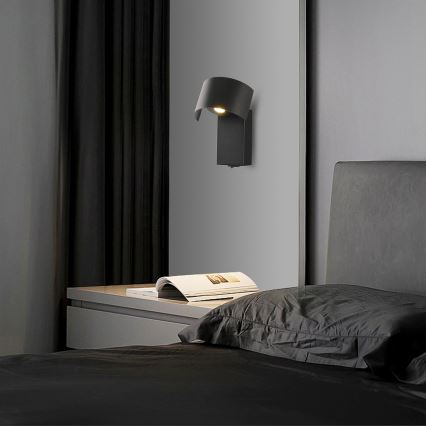 Brilagi - LED-Wandleuchte VASTO LED/3W/230V schwarz