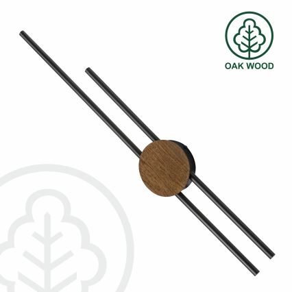 Brilagi - LED Wandleuchte WOODY COLLINE LED/15W/230V 80 cm Eiche Nussbaum