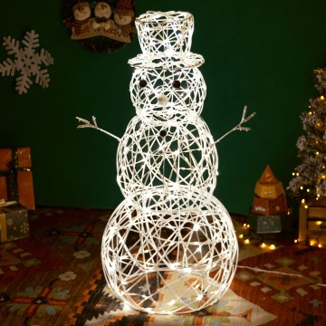 Brilagi - LED-Weihnachtsdekoration für den Außenbereich LED/3,6W/31/230V 2700K 60 cm IP44 Schneemann