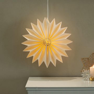 Brilagi - LED Weihnachtsdekoration LED/2xAA 32 cm Schneeflocke