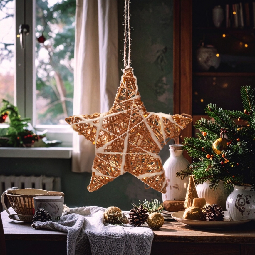 Brilagi - LED Weihnachtsdekoration LED/2xAA Stern