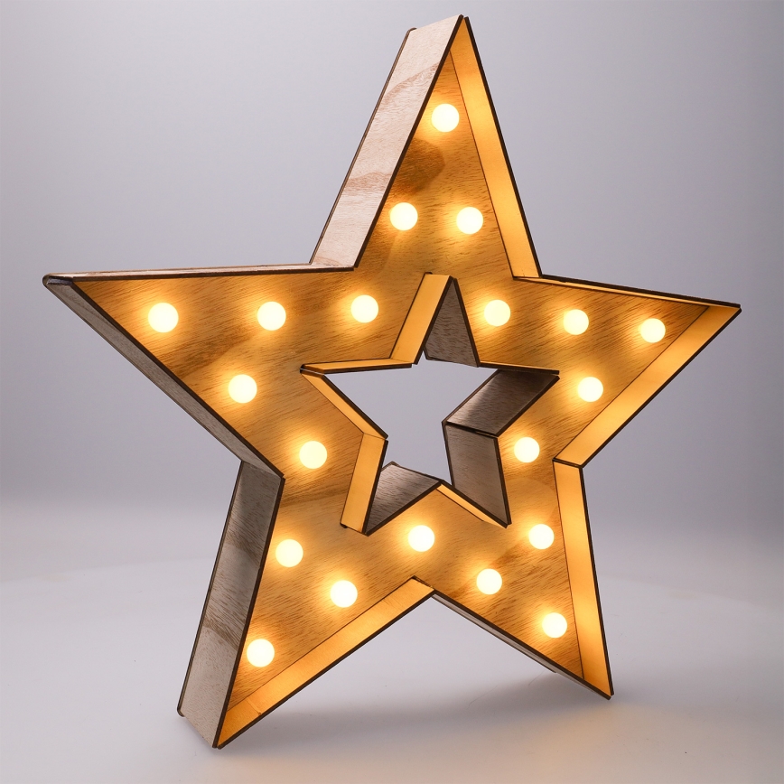 Brilagi - LED Weihnachtsdekoration LED/2xAA Stern