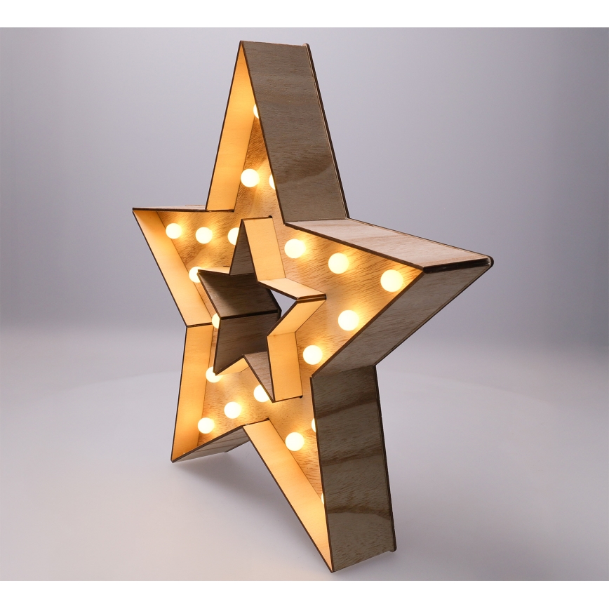 Brilagi - LED Weihnachtsdekoration LED/2xAA Stern