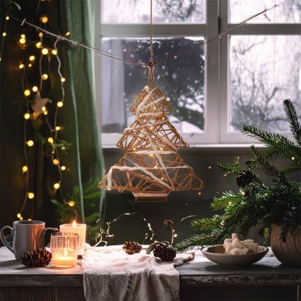 Brilagi - LED Weihnachtsdekoration LED/2xAA Tannenbaum