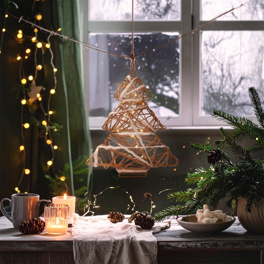 Brilagi - LED Weihnachtsdekoration LED/2xAA Tannenbaum