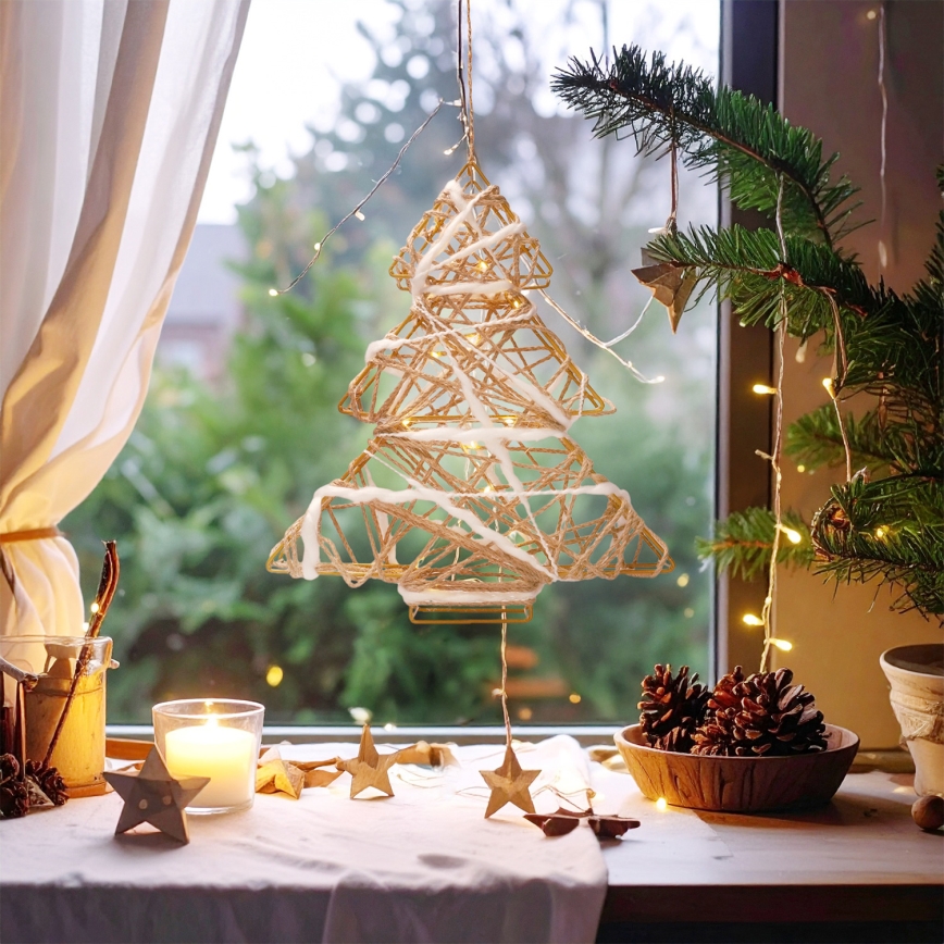 Brilagi - LED Weihnachtsdekoration LED/2xAA Tannenbaum