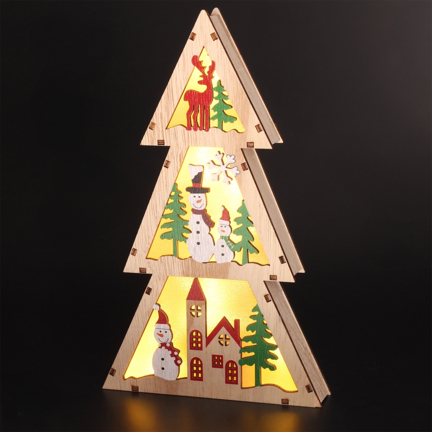 Brilagi - LED Weihnachtsdekoration LED/2xAA Tannenbaum