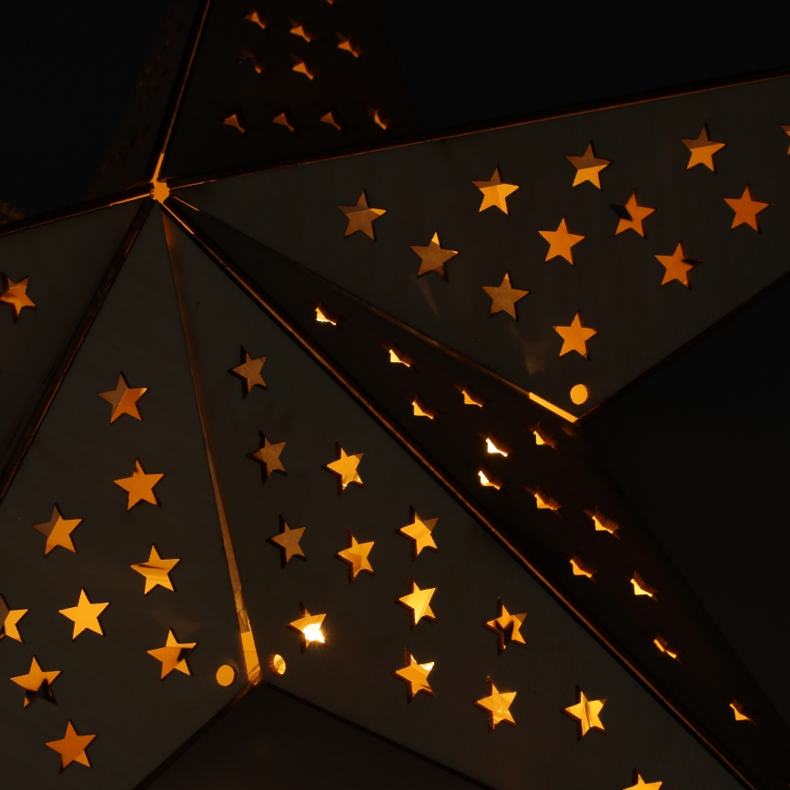 Brilagi - LED-Weihnachtsdekoration LED/3xAA 62x40 cm Stern