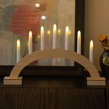 Brilagi - LED-Weihnachtsleuchter 7xLED/2xAA