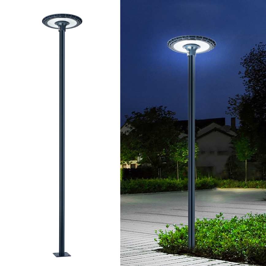 Brilagi - Metallstab für Außenbeleuchtungspfosten URBAN 3 m Mast Ø 58 mm Anthrazit