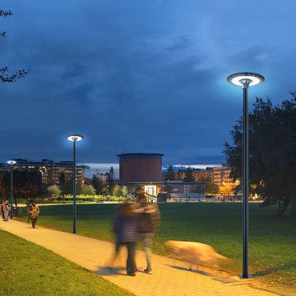 Brilagi - Metallstab für Außenbeleuchtungspfosten URBAN 3 m Mast Ø 58 mm Anthrazit